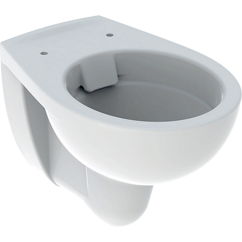 GEBERIT Bastia vægmonteret toiletskål, Rimfree, 52cm, Hvid