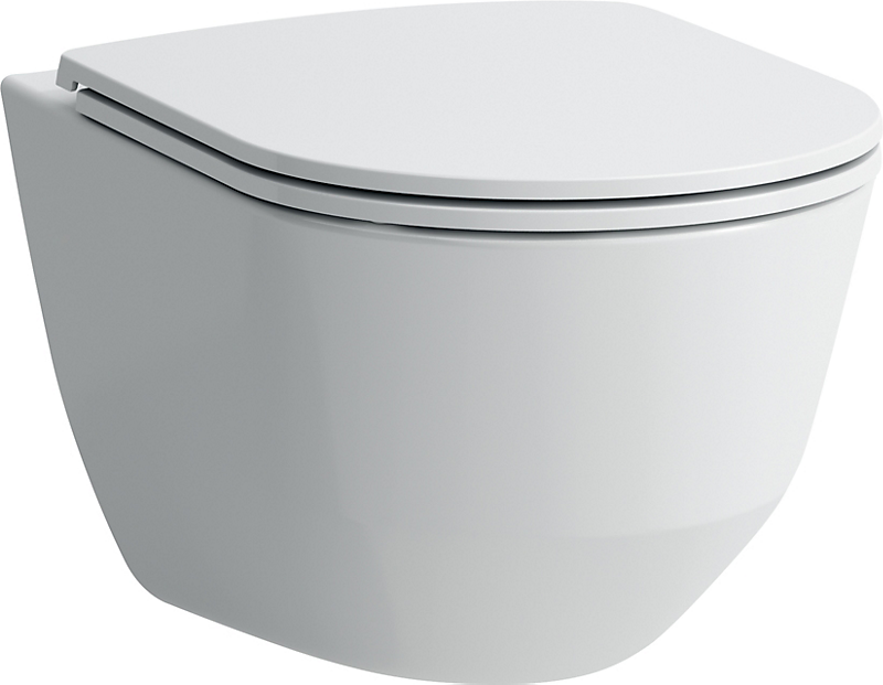 Laufen Pro-S hængetoiletskål compact 490x360mm hvid boltafstand 180mm