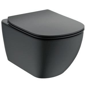 Ideal Standard Tesi Hængeskål med softclosesæde Aquablade, Silk Black