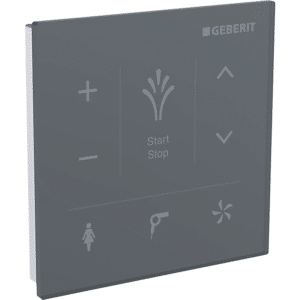 GEBERIT AquaClean vægkontrolpanel glas / sort