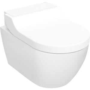 GEBERIT AquaClean Tuma Comfort douchetoilet væghængt. Hvid / KeraTect