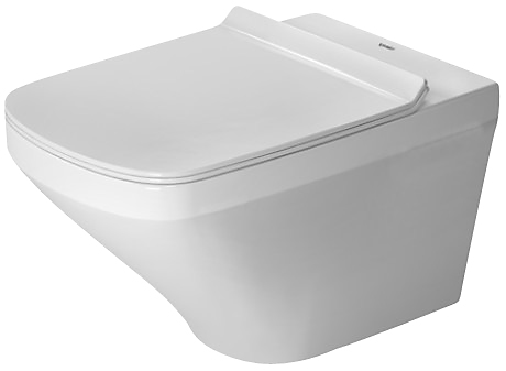 Duravit DuraStyle vægtoilet Åben skylle-rand, skjult montering, WonderGliss
