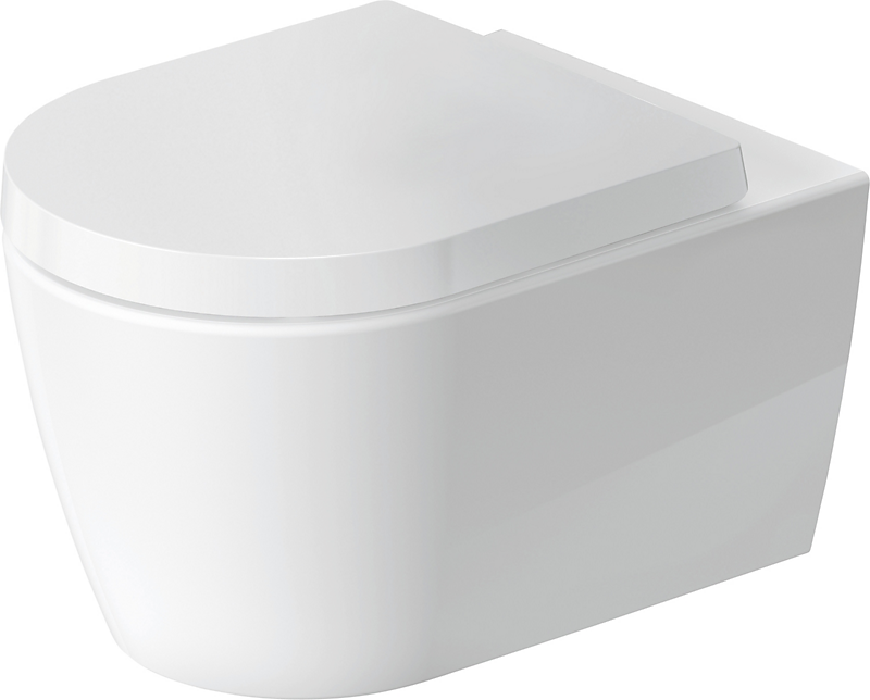 Duravit ME hængeskål med hygflush 54cm 370x540 mm, rimless, skjult mont.