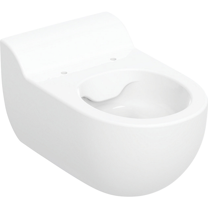 GEBERIT Bambini væghængt toilet til børn, Rimfree, til toiletsæde: T=53cm, Hvid