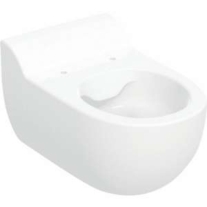 GEBERIT Bambini væghængt toilet til børn, Rimfree, til toiletsæde: T=53cm, Hvid /KeraTect