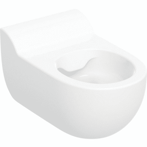 GEBERIT Bambini væghængt toilet til børn, Rimfree, uden toiletsædehuller: T=53cm,