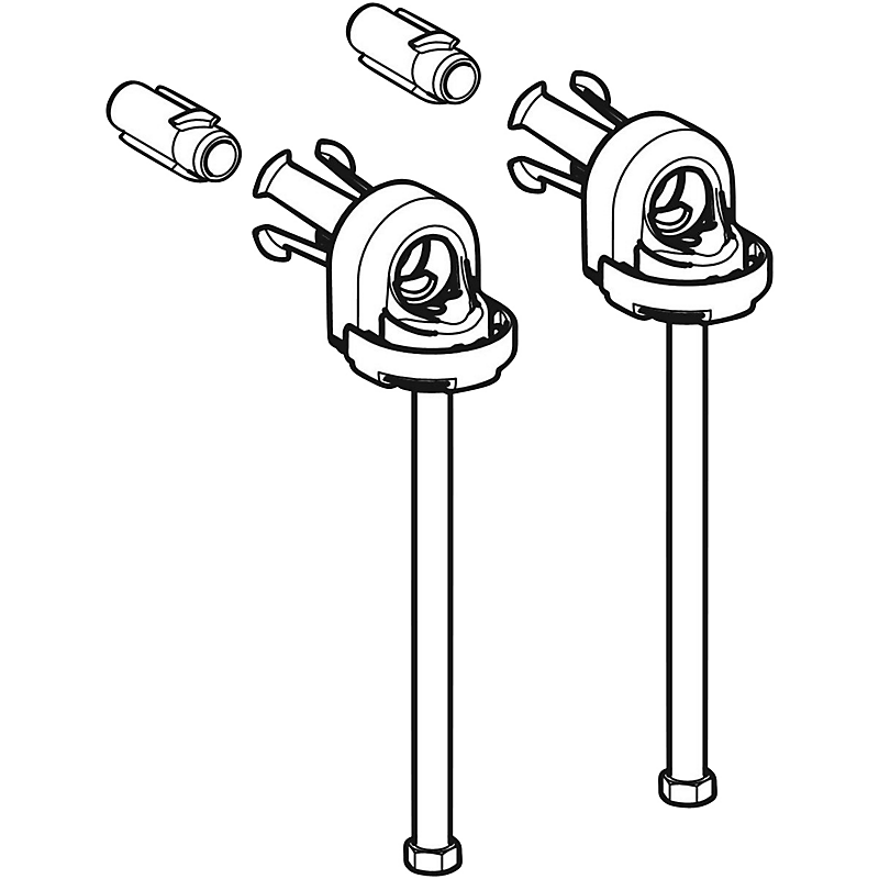 GEBERIT monteringsbeslag til væghængt toilet til børn, type EFF3