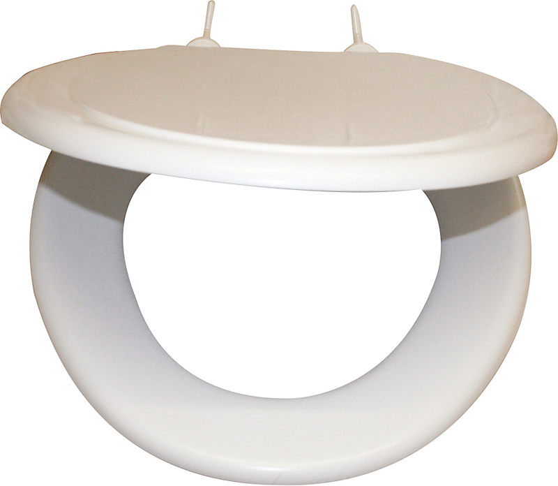 Ifö universal toiletsæde. Blød model. Hvid