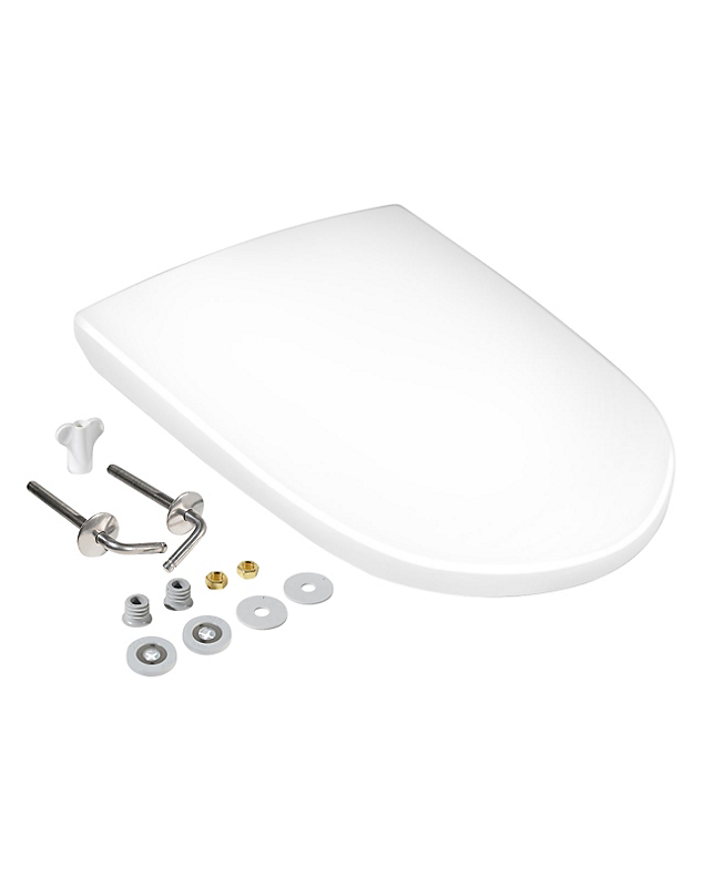 Gustavsberg Skandic toiletsæde, hærdet plast hvid