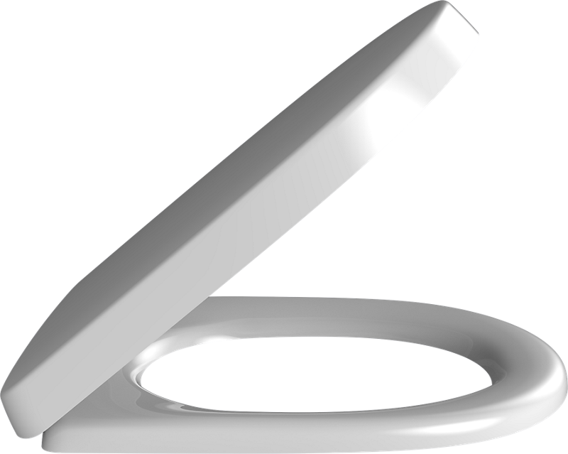 V&B O.Novo 9M39 toiletsæde 395x50x455mm, hvid