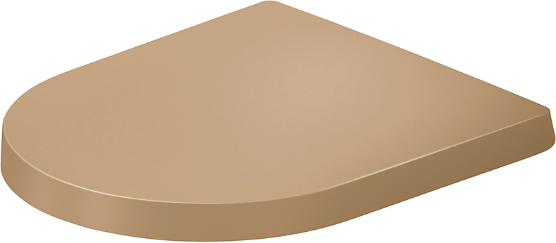 Duravit Balcoon toiletsæde ler terra, med softclose