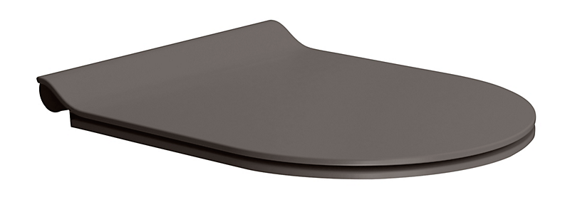 GSI slim toiletsæde med softclose, farve bistro