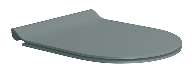 GSI slim toiletsæde med softclose, farve agave