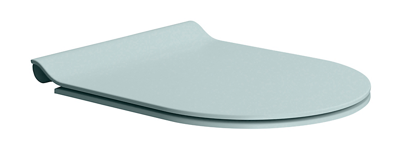GSI slim toiletsæde med softclose, farve ghiaccio