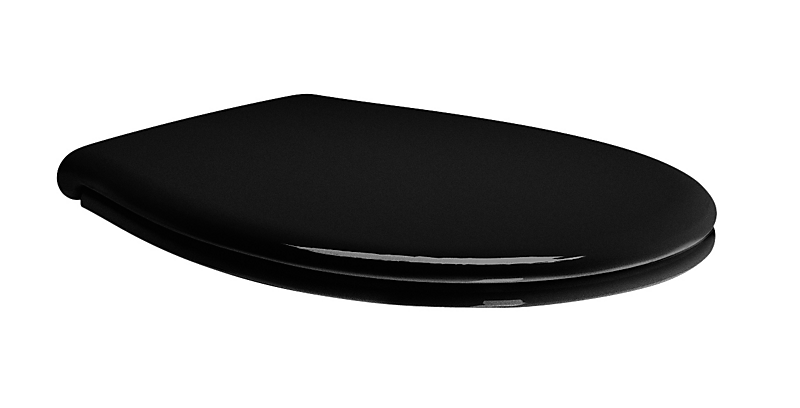 GSI Classic toiletsæde med softclose. Sort