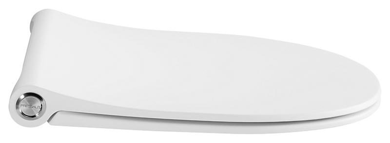 Pressalit Toiletsæde Sway Nord mat hvid med soft close og lift-off