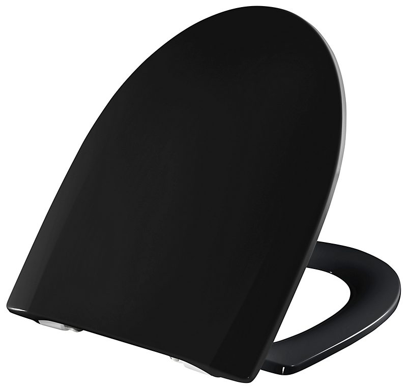 Pressalit Spira V toiletsæde antibakteriel, med soft close. Sort