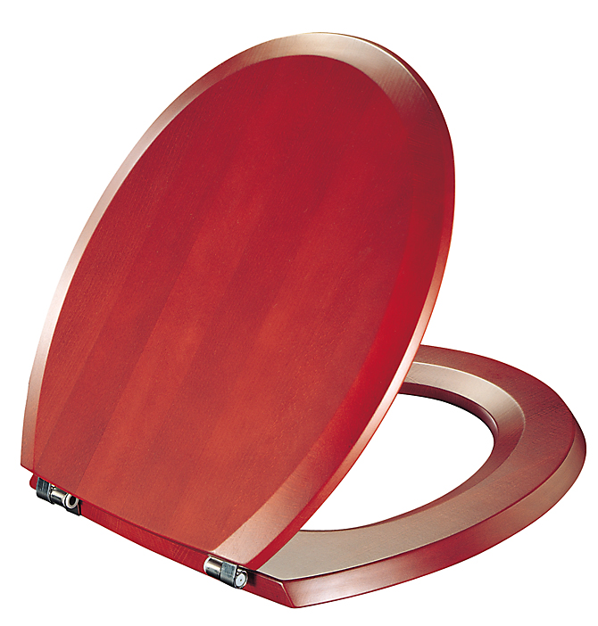 Pressalit Selandia trætoiletsæde kirsebær