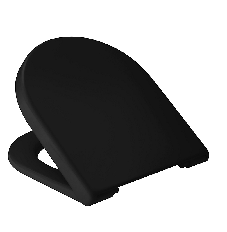 DS-3 Compact toiletsæde med soft close. Mat sort