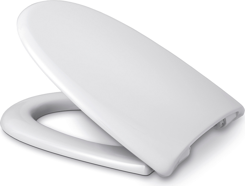 Baltiq II toiletsæde med faste beslag, hvid. Til Ifö Sign, Spira & Laufen Pro N
