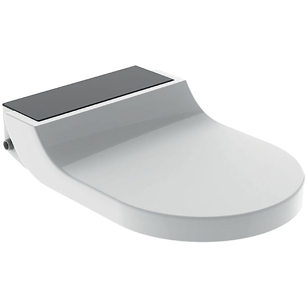 GEBERIT Aquaclean Tuma Comfort toiletsæde. Softclose. Sort-Glas