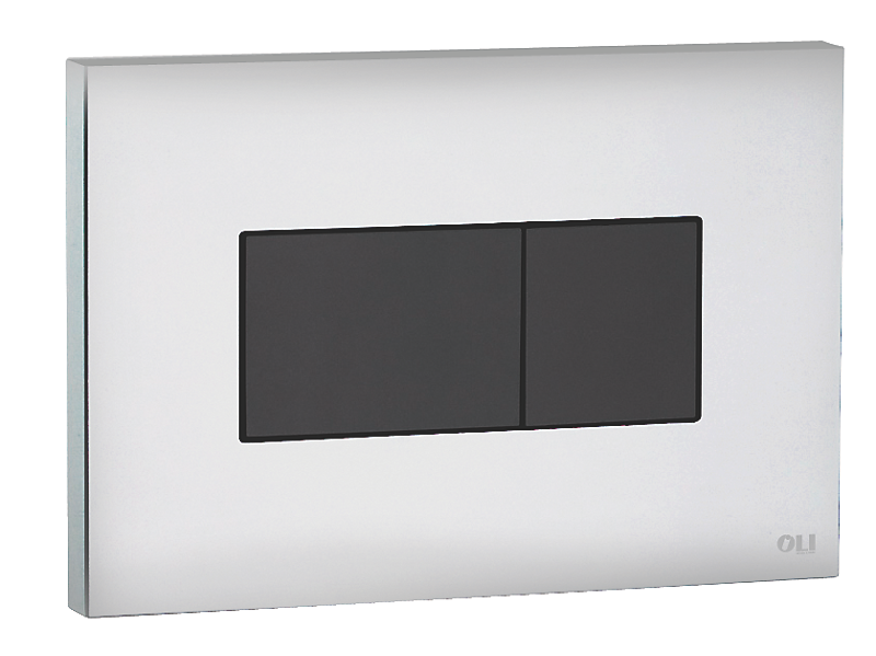 Primeo model II trykplade krom/sort pneumatisk