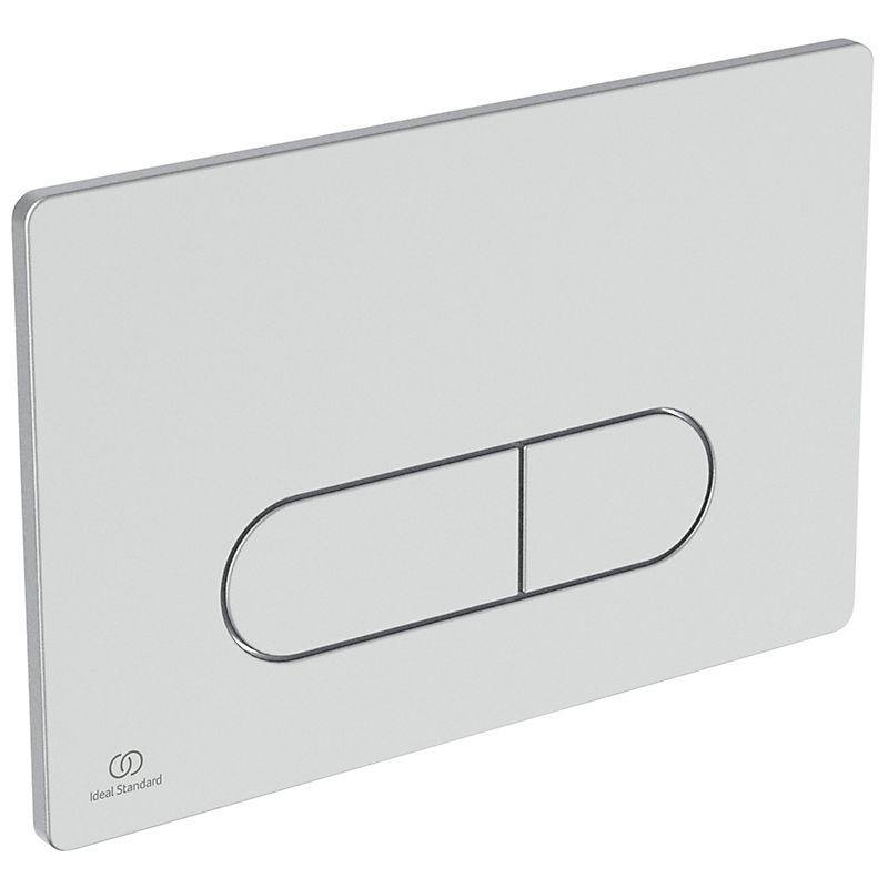 Ideal Standard OLEAS Pneumatisk Kontrolplade 234x8,5x154 mm i børstet krom