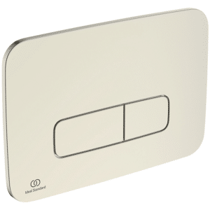 Ideal Standard OLEAS Mekanisk Kontrolplade 241x8,5x165 mm i silver storm PVD Teknololgi