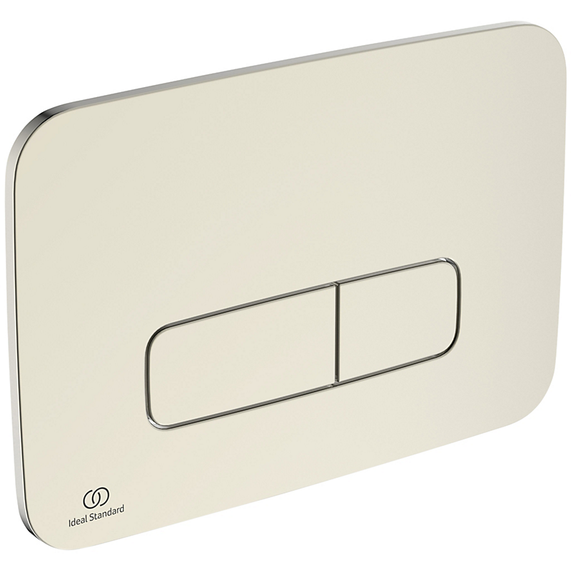 Ideal Standard OLEAS Mekanisk Kontrolplade 241x8,5x165 mm i silver storm PVD Teknololgi