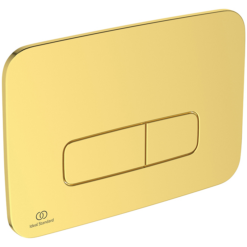 Ideal Standard OLEAS Mekanisk Kontrolplade 241x8,5x165 mm i brushed gold PVD Teknololgi