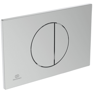 Ideal Standard OLEAS Mekanisk Kontrolplade 230x7,5x150 mm i børstet krom