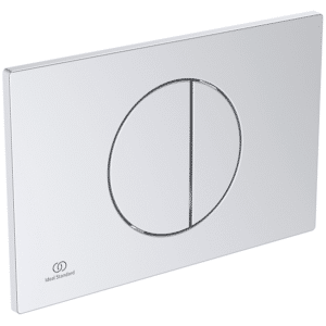 Ideal Standard OLEAS Mekanisk kontrolplade 230x7.5x150 mm i silver