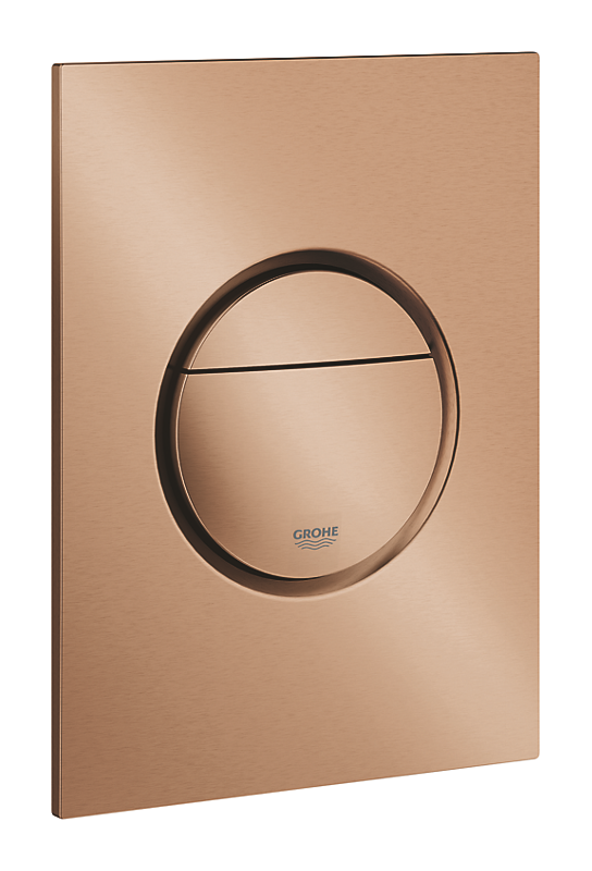 GROHE Nova Cosmo Betjeningsplade str. S, 2-skyls betjening, børstet warm sunset. Husk 616987990