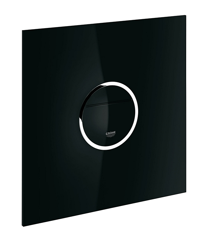GROHE Veris Betjeningsplade med belysning til 2-skyls- og start/stop betjening, velvet black