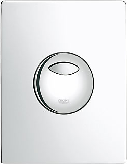 GROHE Skate betjeningsplade, lodret eller vandret montage, matkrom, 38862P00