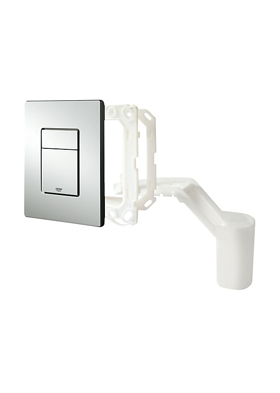 GROHE skate Cosmopolitan betjeningsplade 156x197mm pneumatisk. Forkromet