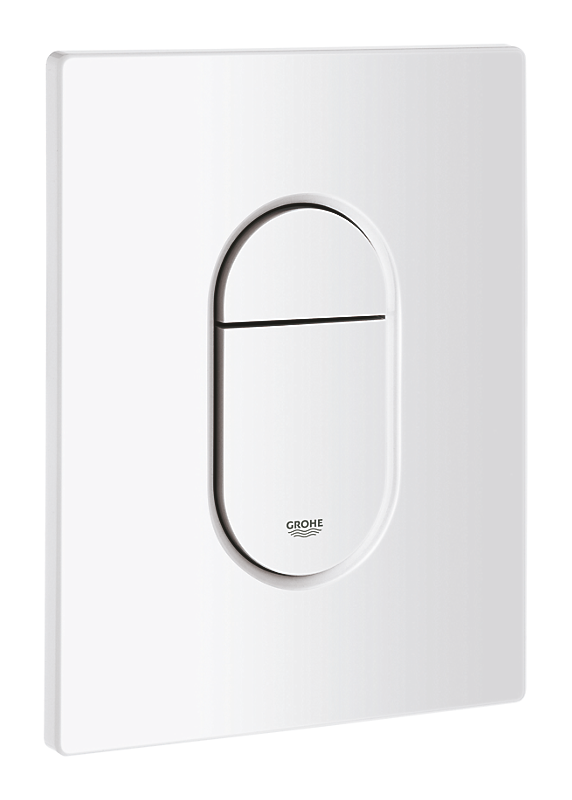 GROHE Arena Cosmopolitan betjeningsplade. Til lodret montage. 156x197mm, Hvid