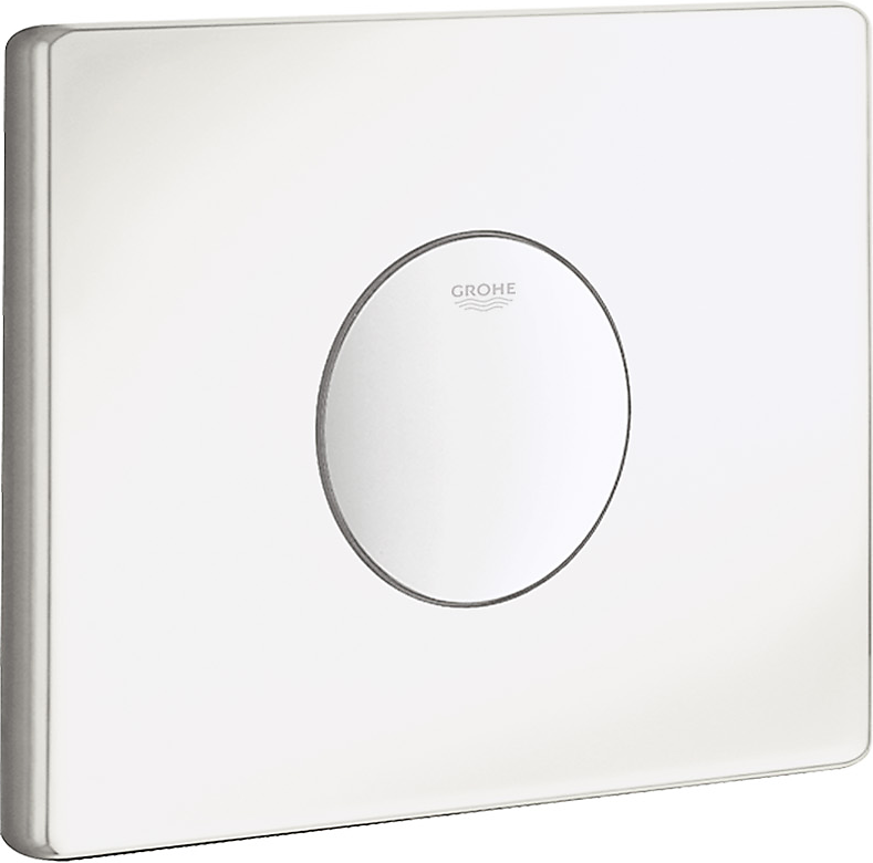 GROHE Skate betjeningsplade, alpinhvid lodret eller vandret montage, 38573SH0