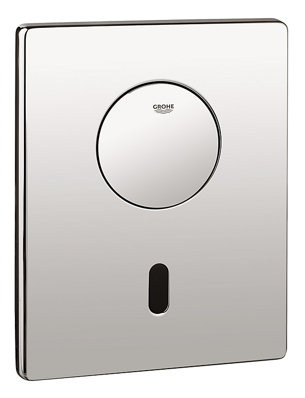GROHE Tectron skate betjeningsplade 116x144mm 230V til urinal. Forkromet
