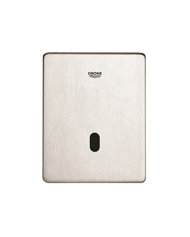 GROHE Tectron skate betjeningsplade 116x144mm 6V til urinal. Forkromet