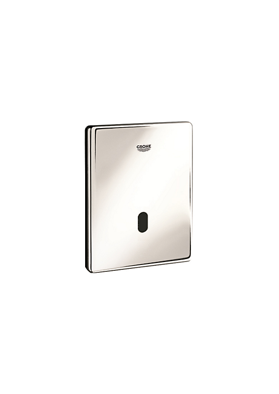 GROHE Tectron skate betjeningsplade 116x144mm 6V til urinal. Forkromet
