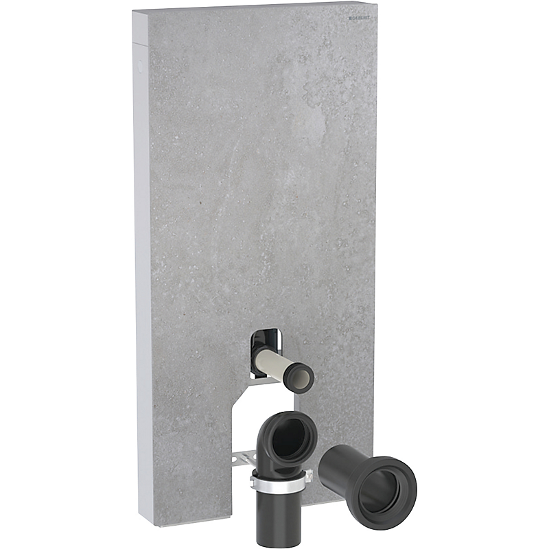 Geberit Monolith Plus cisternemodul til gulvstående, 101 cm, Stentøj beton-look