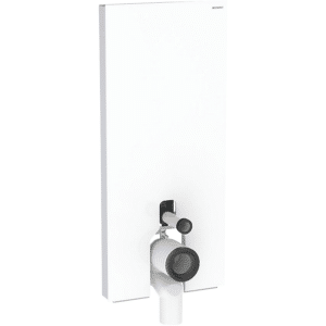 Geberit Monolith Plus cisternemodul til gulvstående, 114 cm, Glas hvid