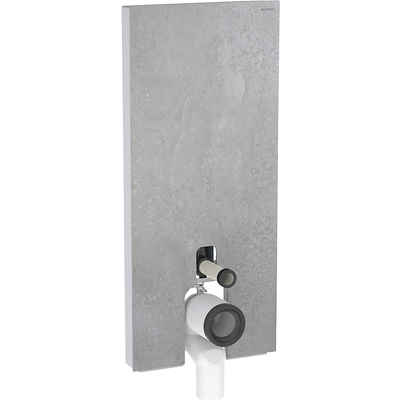 Geberit Monolith Plus cisternemodul til gulvstående, 114 cm, Stentøj beton-look