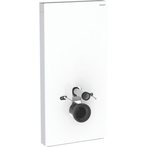 Geberit Monolith Plus cisternemodul til væghængt, 101 cm, Glas hvid