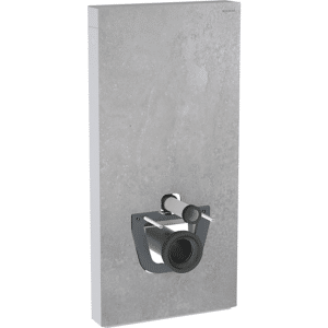 Geberit Monolith Plus cisternemodul til væghængt, 101 cm, Stentøj beton-look