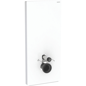 Geberit Monolith Plus cisternemodul til væghængt, 114 cm, Glas hvid