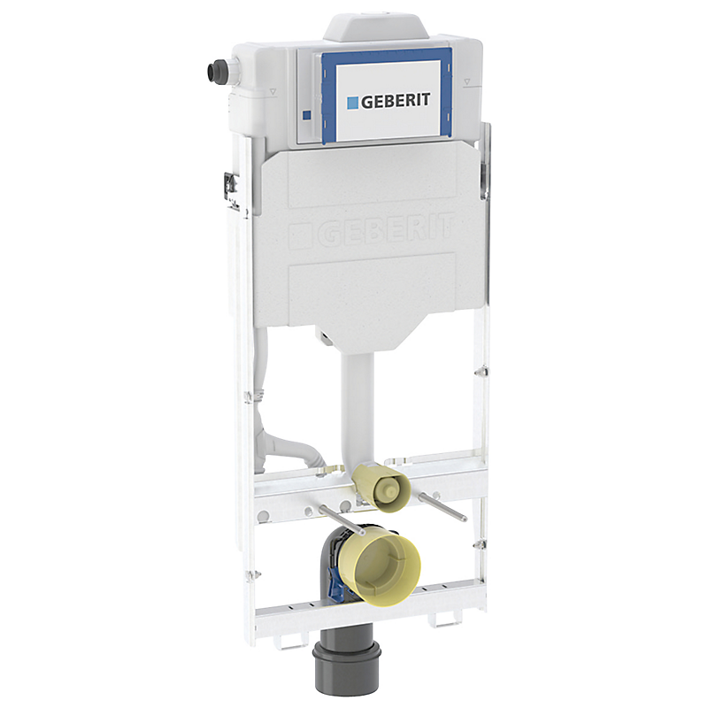 GEBERIT GIS WC-element, 114 cm med Sigma indbygningscisterne 12 cm, PEX-tilslutning