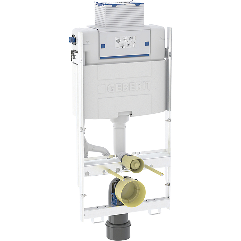 GEBERIT GIS element tIL væg. Væghængt toilet, 100cm, med omega indbygningscisterne 12cm