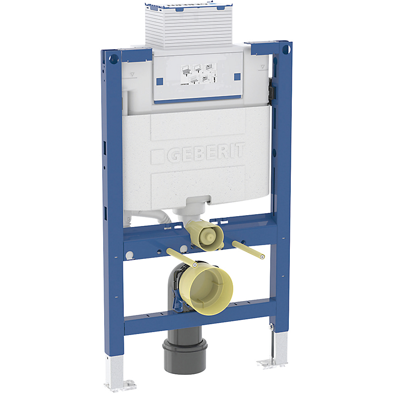 GEBERIT Duofix element til væg. Væghængt toilet, 82 cm, med omega indbygningscisterne 12 cm